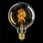 Globe glod 250lm E27 5W 2000K125Ø (Unison)